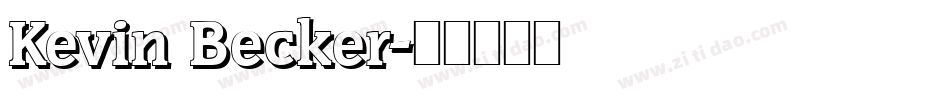 Kevin Becker字体转换
